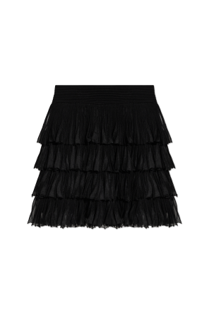 Alaïa Leather skirt with fringes | Women's Clothing | Vitkac
